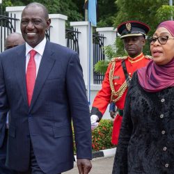 President William Ruto received by his Tanzanian Counterpart Sam